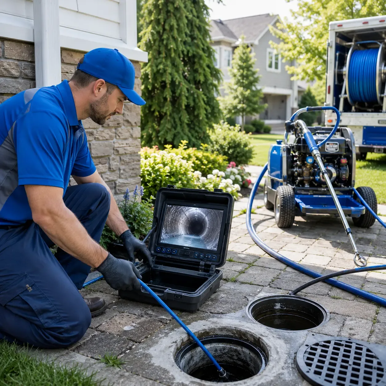 Outdoor drain cleaning professionals serving Plainfield, NJ